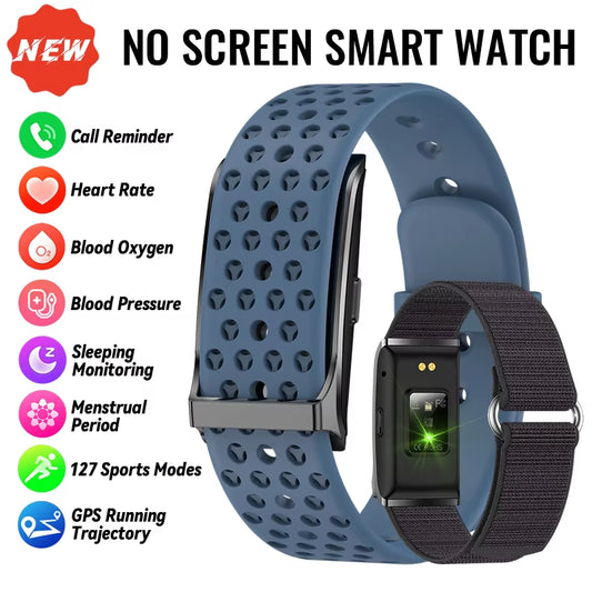 No Screen Smart Bracelet Heart Rate Blood Pressure Sleep Monitor Pedometer Sports Fitness Tracker Men Women Smartwatch 2025